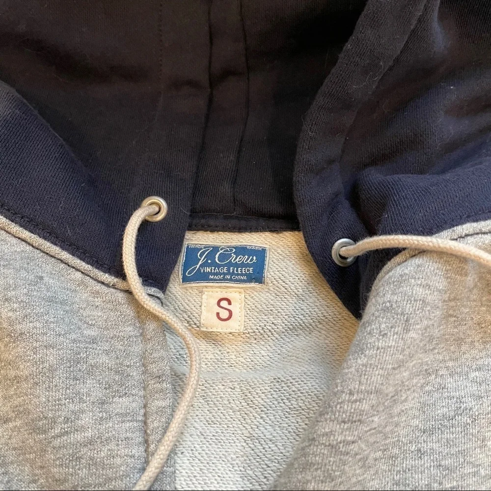 J. Crew Vintage Fleece Zipper Sweatshirt